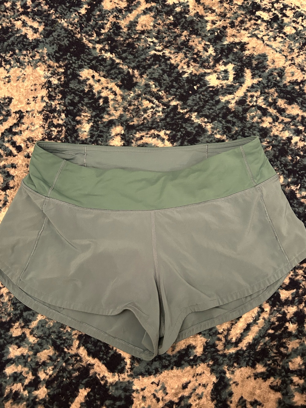 Blue Lululemon shorts